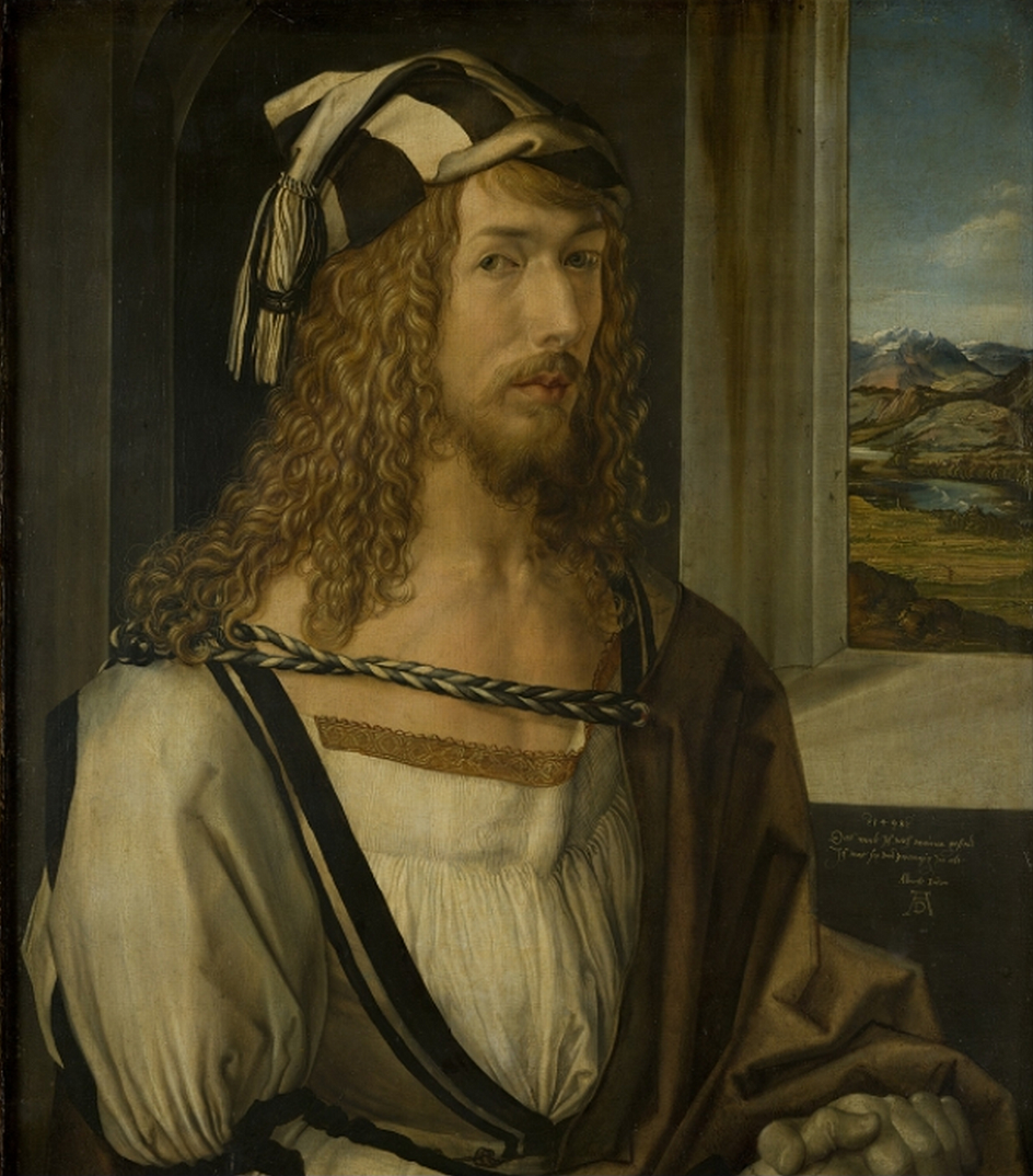 Альбрехт Дюрер. Картина «Автопортрет», 1498