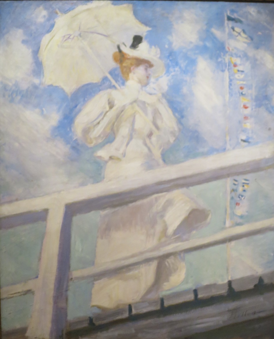 Поль Сезар Эллё. Картина «Женщина в белом», 1895