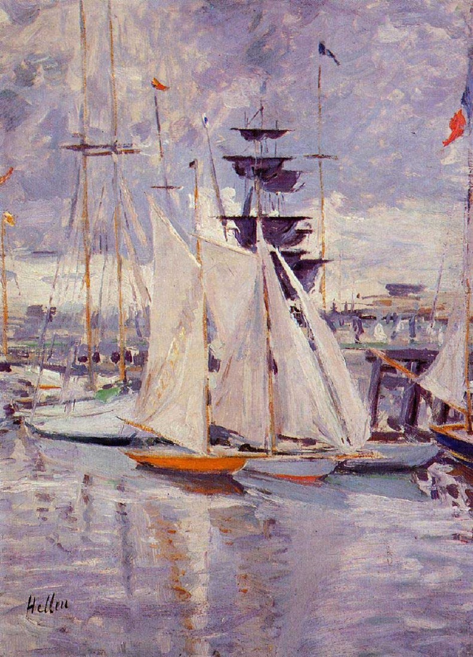 Поль Сезар Эллё. Картина «Гавань в Довиле», 1911