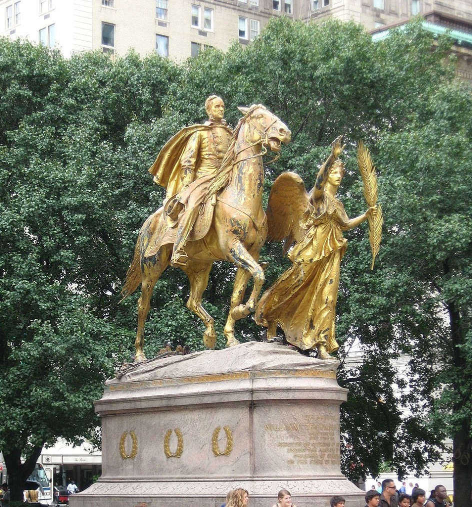 Огастес Сент-Годенс. Памятник Уильяму Шерману, 1903