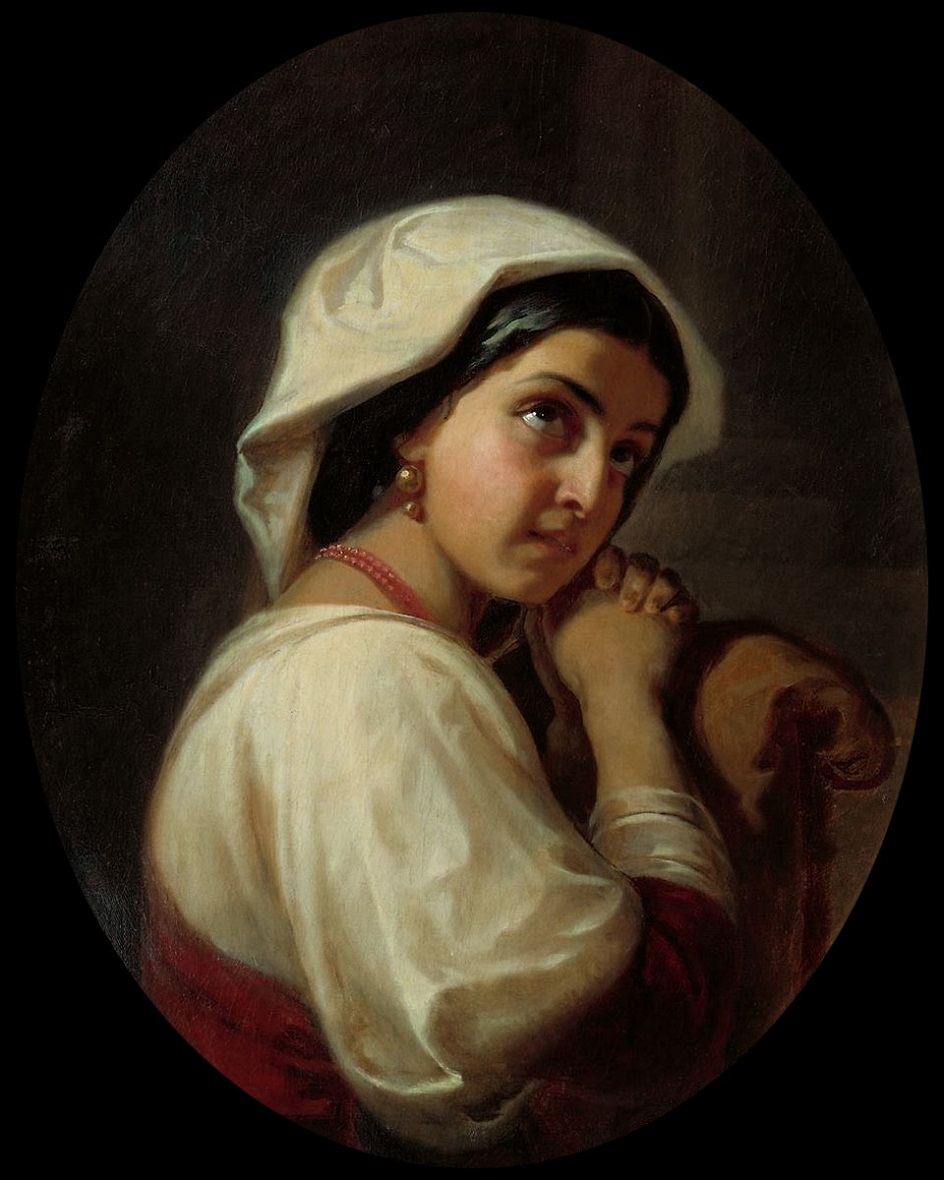 Константин Флавицкий. Картина «Итальянка», 1860