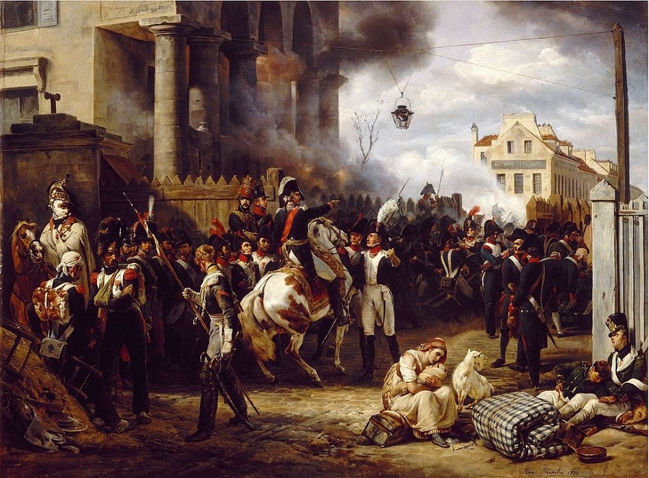 Орас Верне. Картина «Клиши. Оборона Парижа, 30 марта 1814 г.», 1820