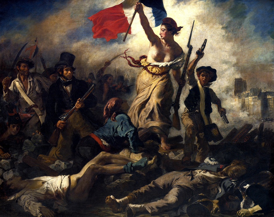 Эжен Делакруа. Картина «Свобода, ведущая народ», 1830