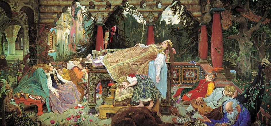 Виктор Васнецов. Картина «Сказка о спящей царевне», 1926