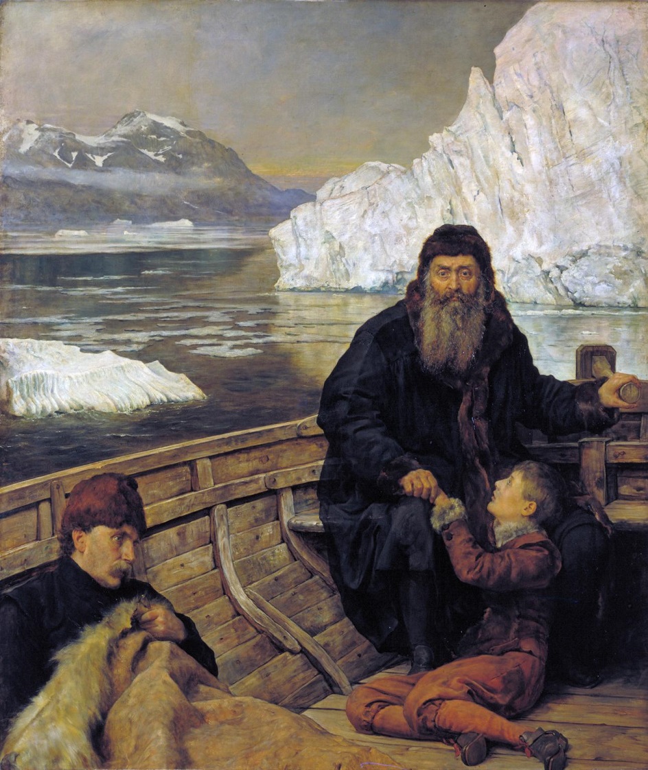 Джон Кольер. Картина «Последнее путешествие Генри Гудзона», 1881