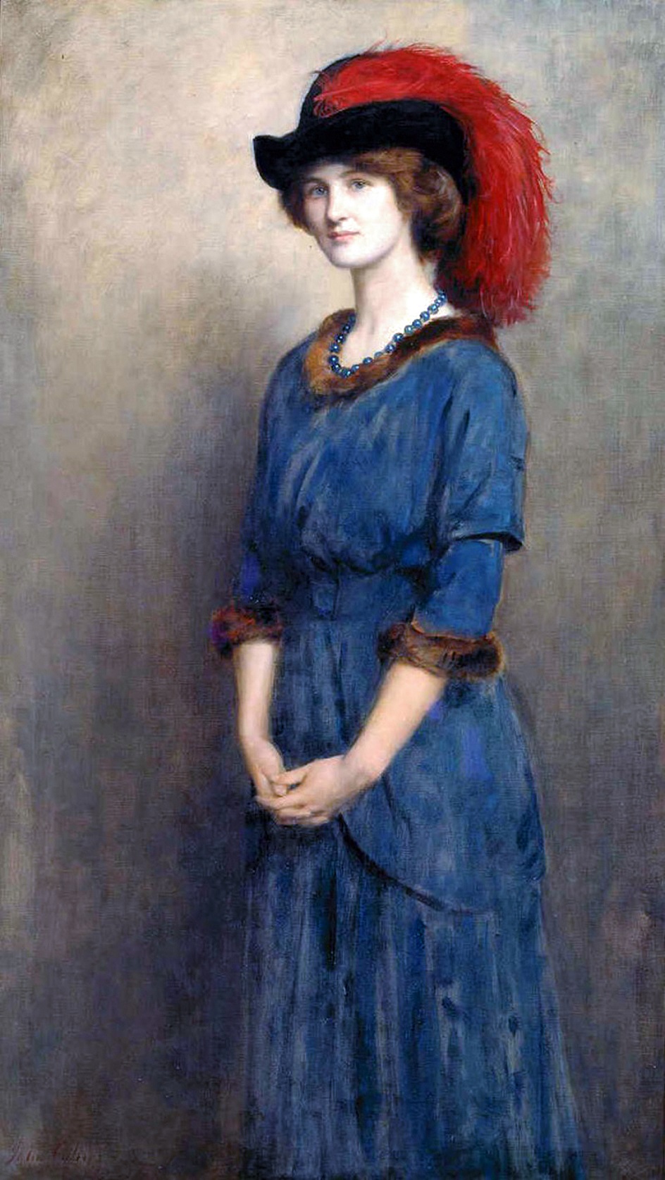 Джон Кольер. Картина «Портрет Анджелы Макиннес», 1914