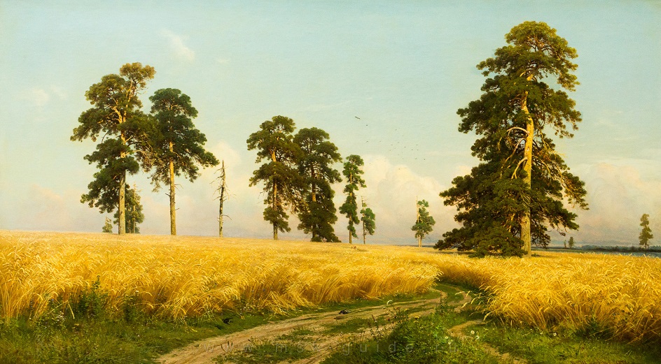 Иван Шишкин. Картина «Рожь», 1878