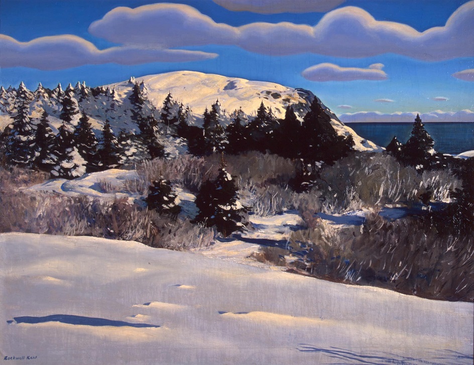Рокуэлл Кент. Картина «Мыс Мэн зимой», 1906