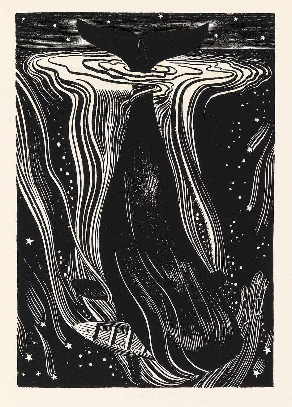 Рокуэлл Кент. Иллюстрация к роману «Моби Дик», изданному в 1930 году