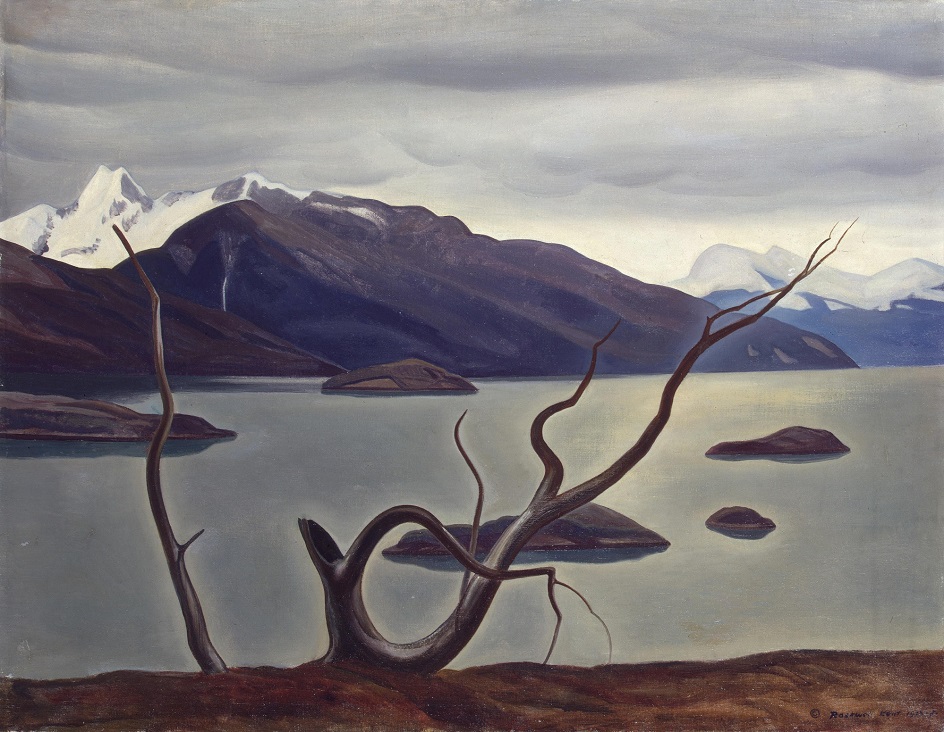 Рокуэлл Кент. Картина «Пролив Адмиралтейства. Огненная земля», 1925