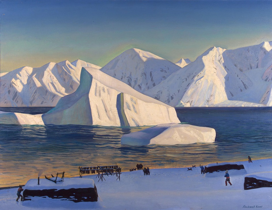 Рокуэлл Кент. Картина «Начало ноября. Северная Гренландия», 1933