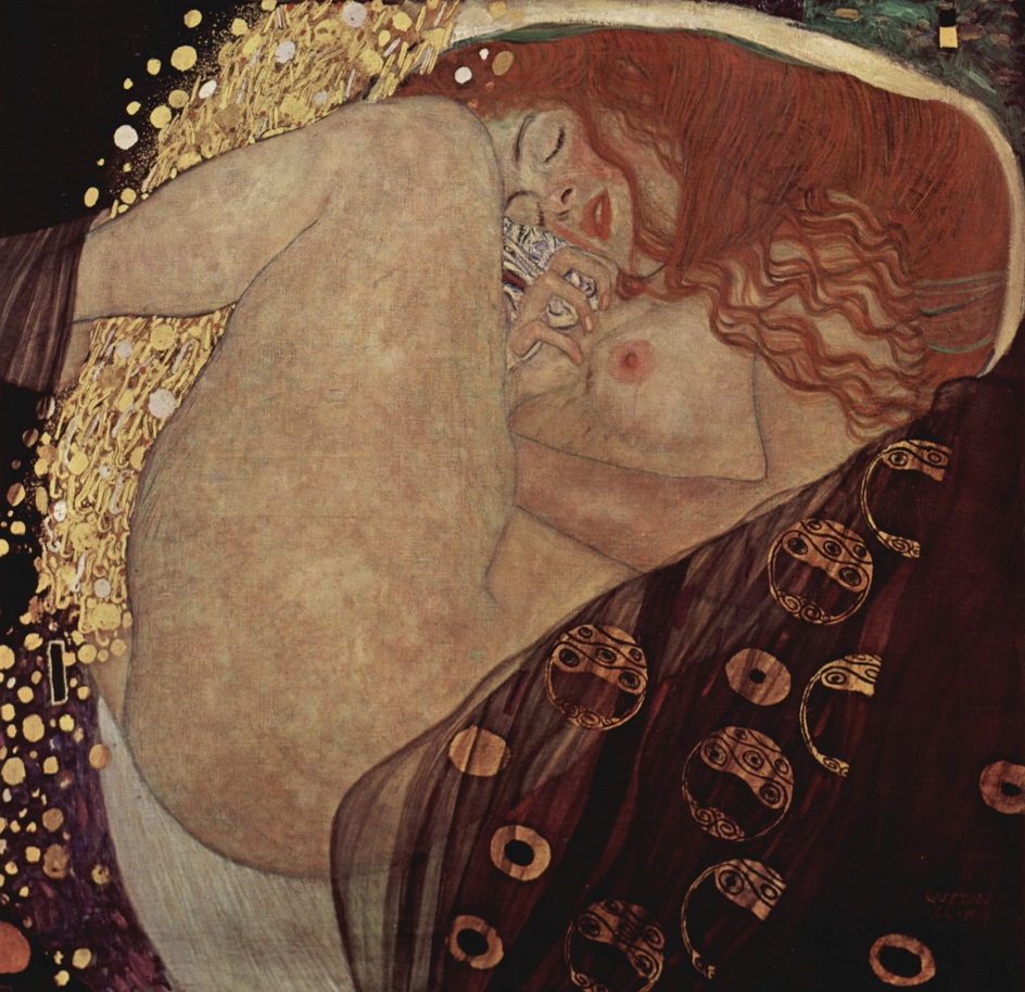 Густав Климт. Картина «Даная», 1907-1908