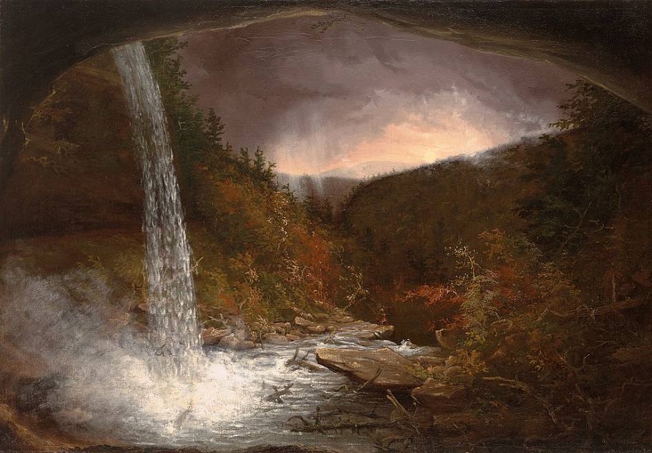 10 самых известных американских художников. Томас Коул. Картина «Водопад Каатерскилл», 1826