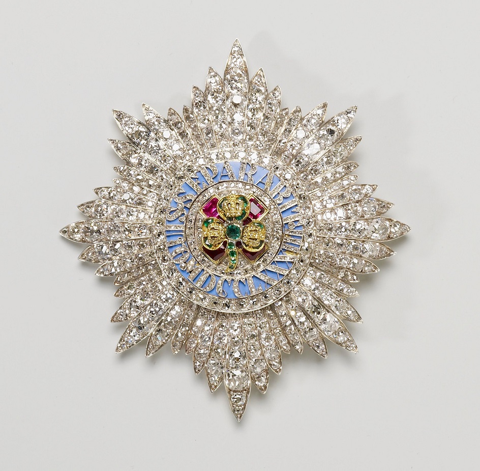 Орден Святого Патрика. Звезда ордена из коллекции Royal Collection Trust