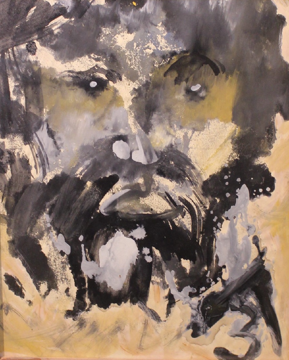 Анатолий Зверев. Картина «Автопортрет», 1980-е