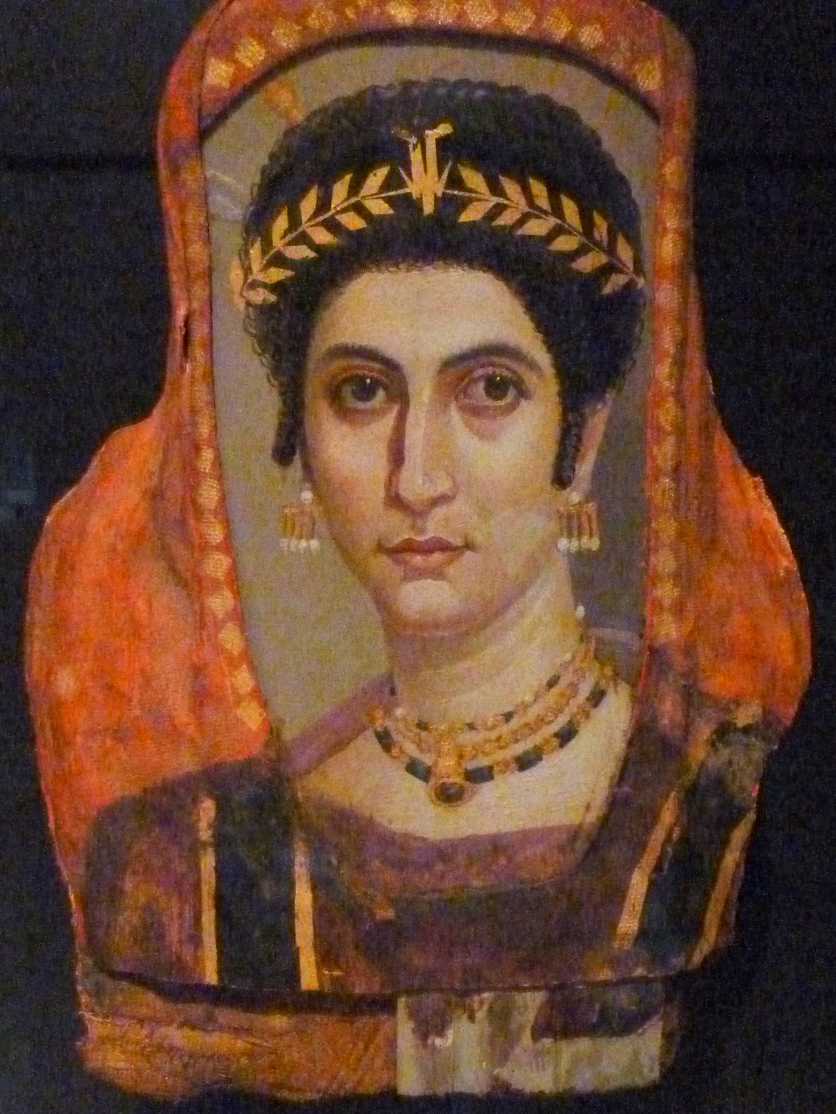 Фаюмский портрет. Портрет женщины по имени Исидора, 100-110 гг. н. э.