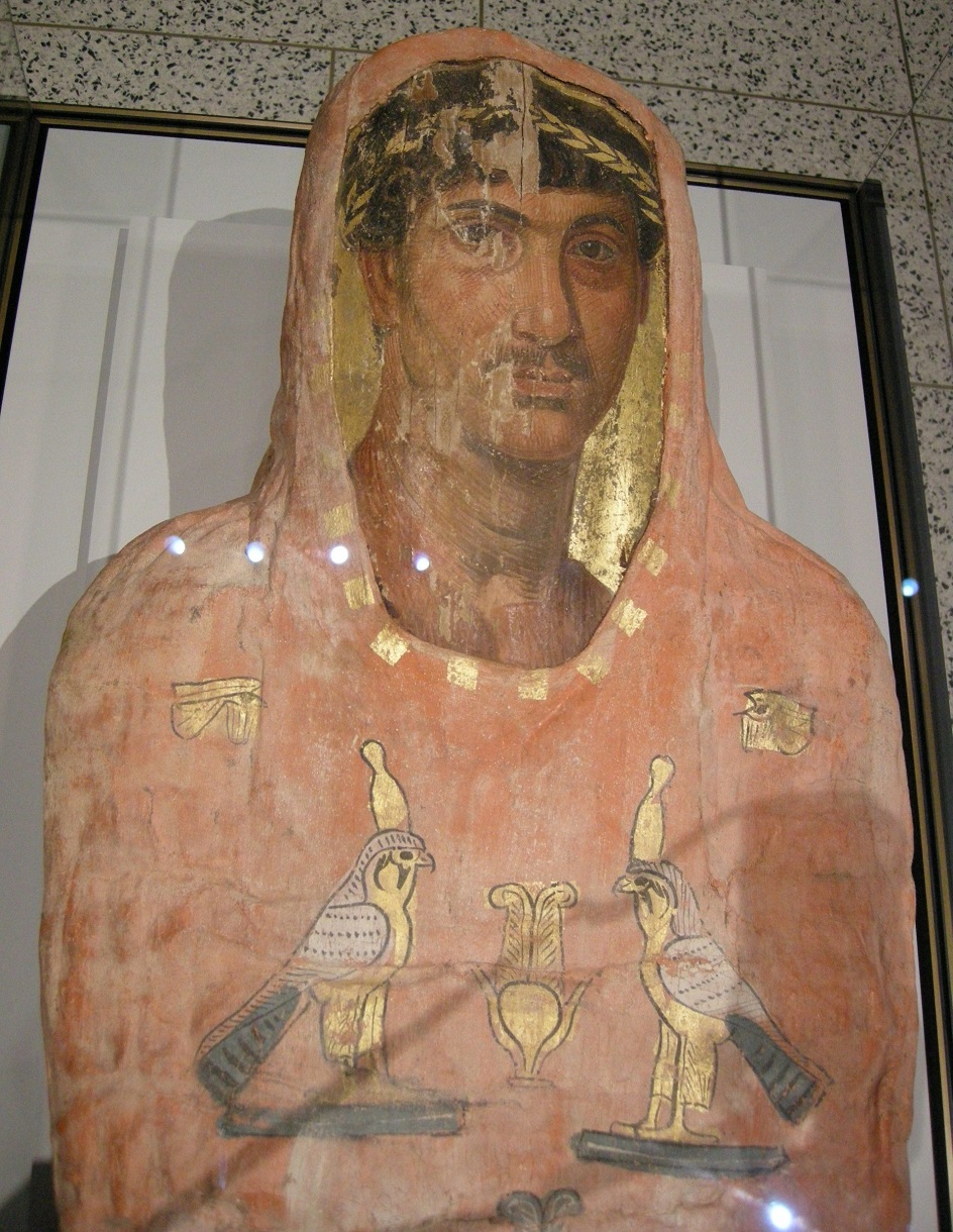 Фаюмский портрет. Мужчина по имени Гераклид, 50-100 гг. н. э.