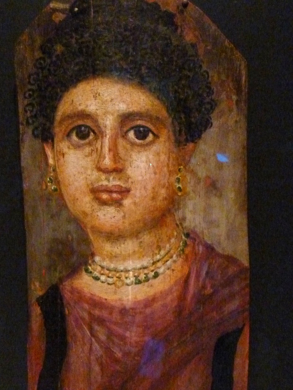 Фаюмский портрет. Женщина из Хавары, 75-100 гг. н. э.