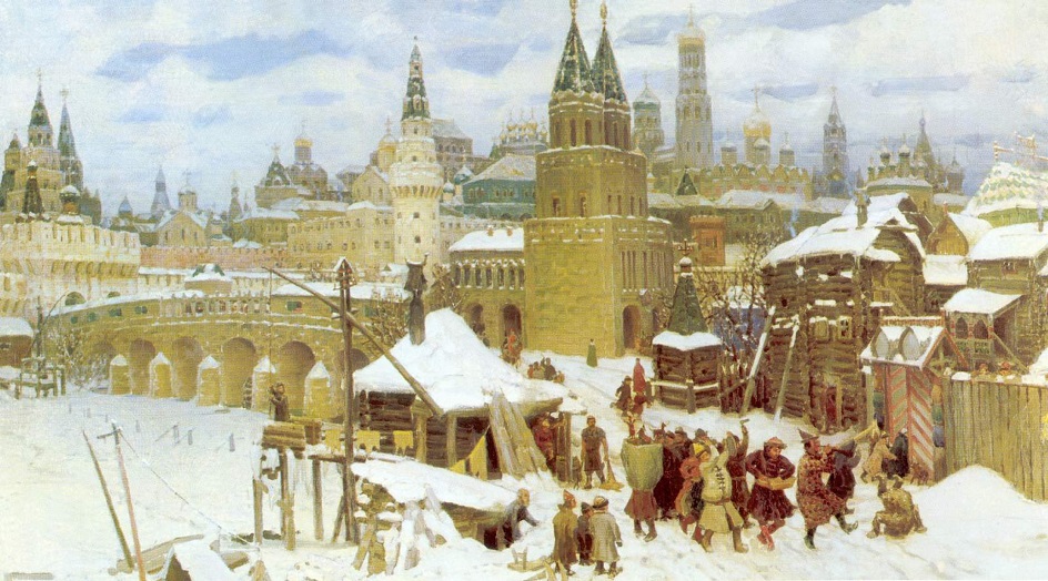 Аполлинарий Васнецов. «Всехсвятский каменный мост», 1901