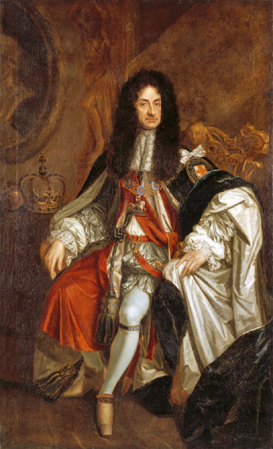 Готфрид Книллер. Картина «Портрет Карла II», 1685