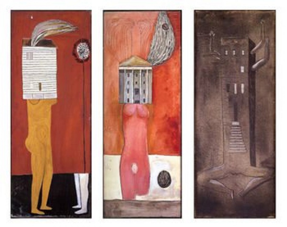 Луиза Буржуа. Серия картин из цикла Femme Maison, 1946-1947