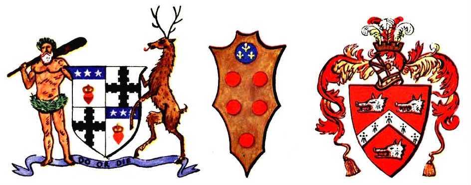 Средневековые гербы: Дугласы, Медичи, английские феодалы