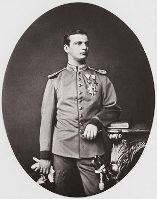 Jugendbild des späteren Königs Ludwig III. von Bayern, Bild des Hofphotographen Joseph Albert, ca. 1868